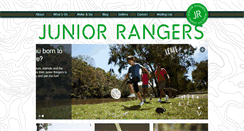 Desktop Screenshot of juniorrangers.com.au